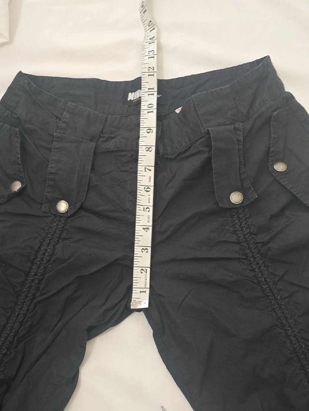 Minga‎ London Black Drawstring Cargo Jogger Pants - 26